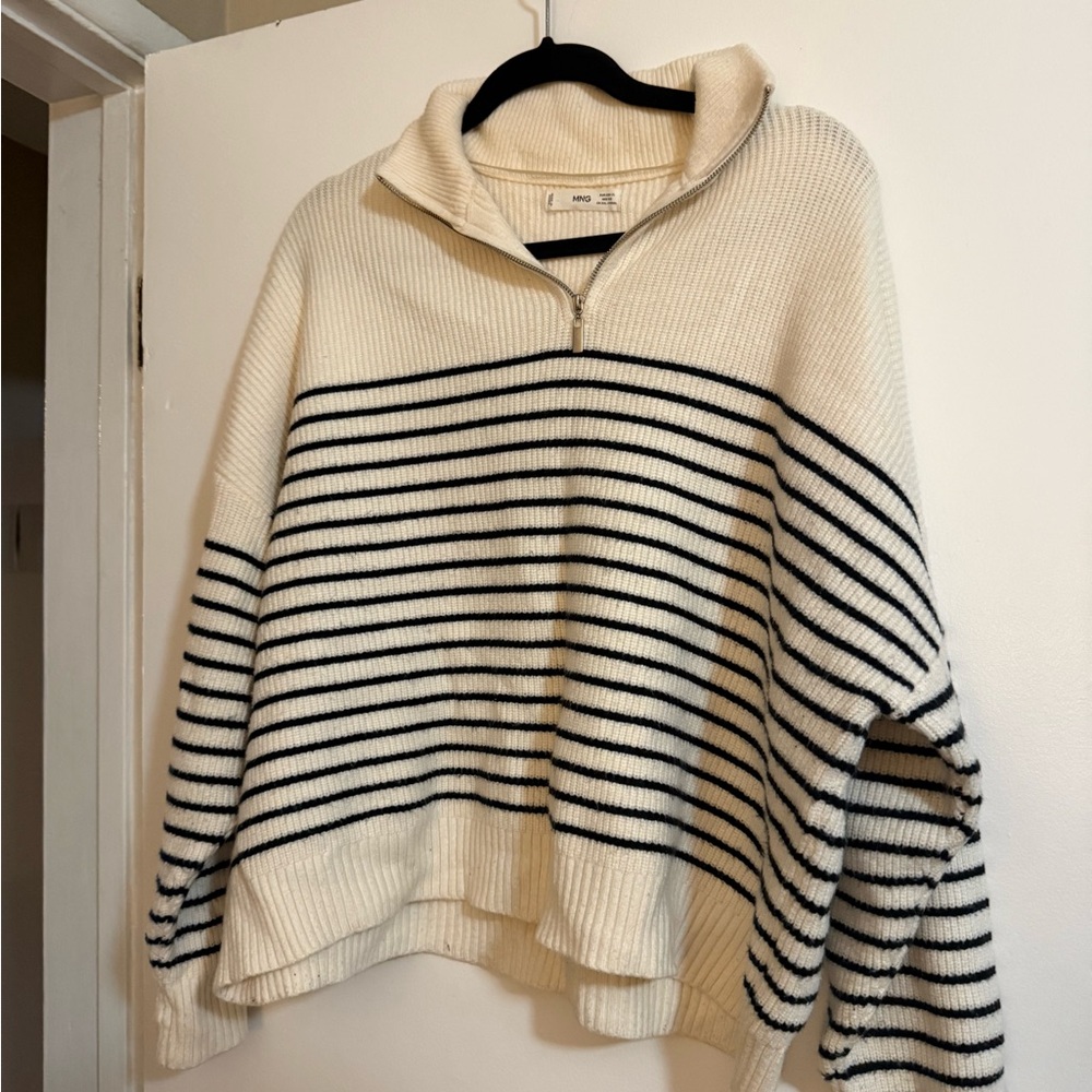 Mango Striped Sweater